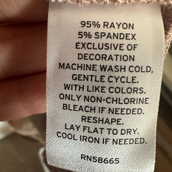 Nordstrom Ribbed Tan Neutral Robe - Picture 4 of 6